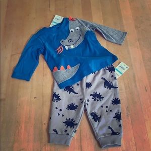 Dinosaur 2 piece long sleeve outfit